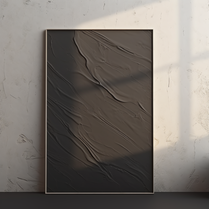 Noir 28”x 48” / Texture Series No. 1