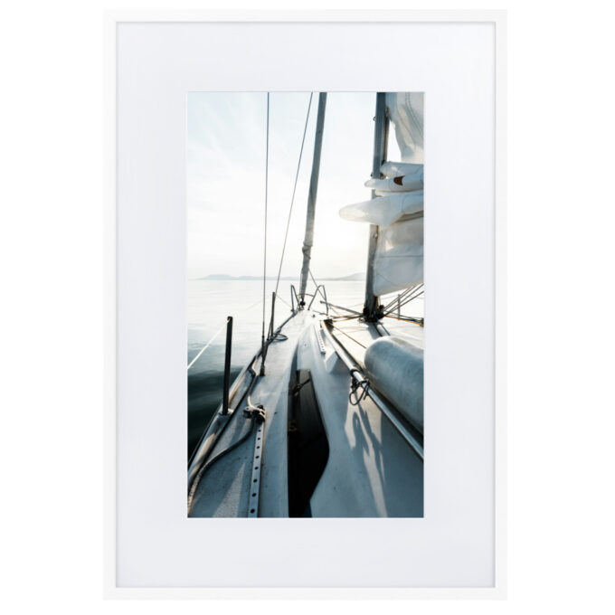 'ADRIFT' Matte Paper Framed Poster With Mat