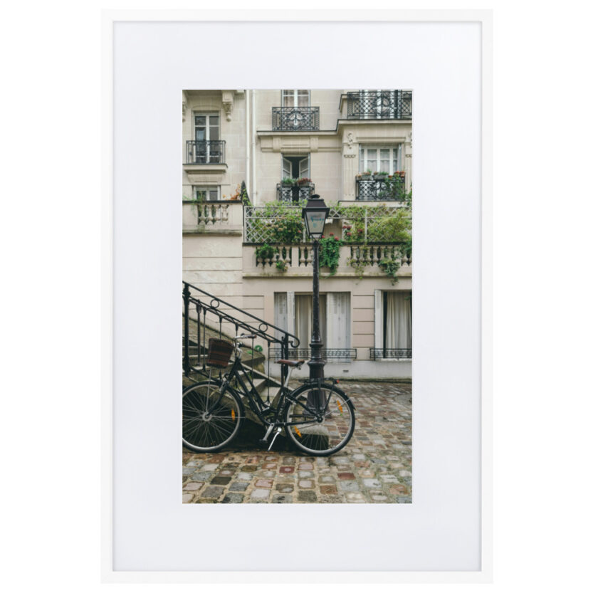 'CANAL' Matte Paper Framed Poster With Mat
